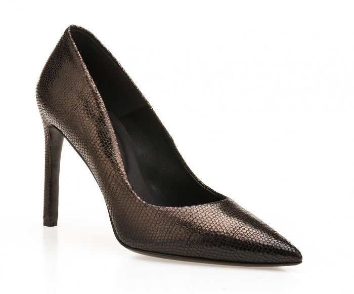 Del Carlo FARA 10911 - Stiletto Heel Bronze Pumps - Del Carlo