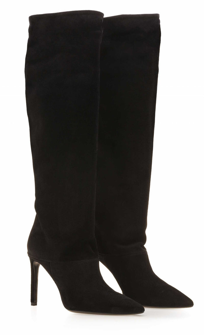 Del Carlo FARA 11049 - Knee-high Suede Boots - Del Carlo