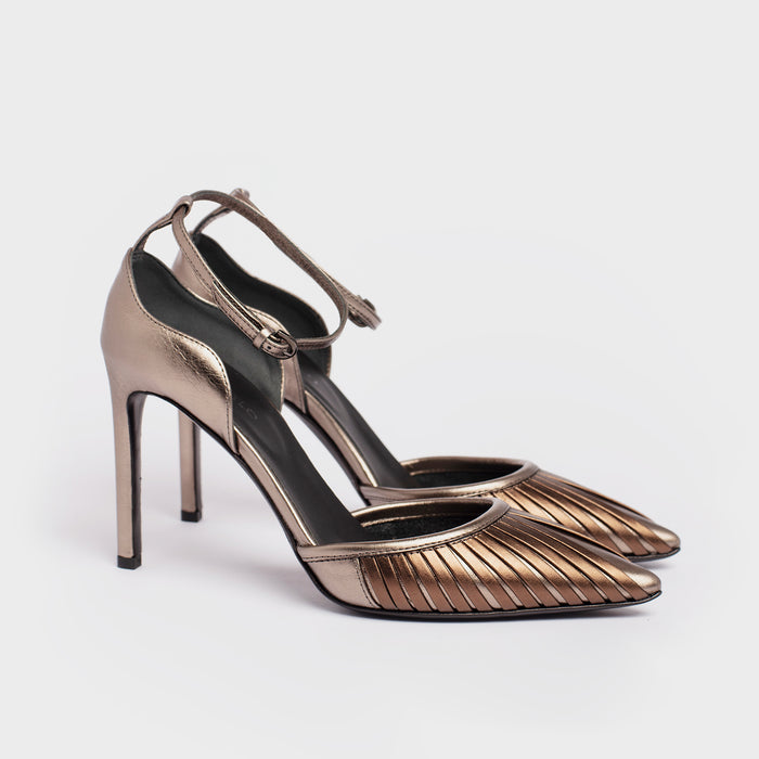 Del Carlo FARA 11228 - Laminated Leather Pumps - Del Carlo