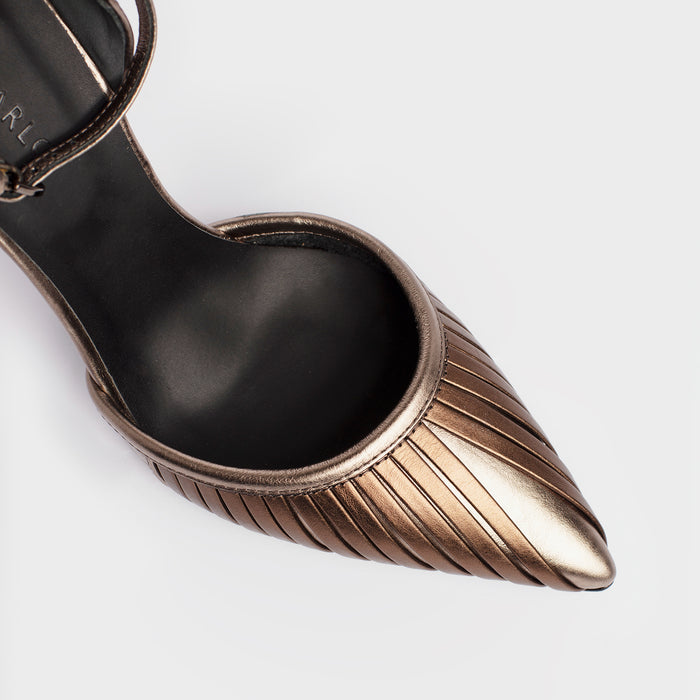 Del Carlo FARA 11228 - Laminated Leather Pumps - Del Carlo