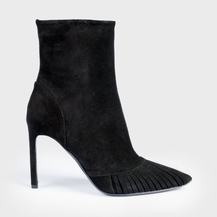 del carlo FARA 11229 - Suede stiletto ankle boots - Del Carlo
