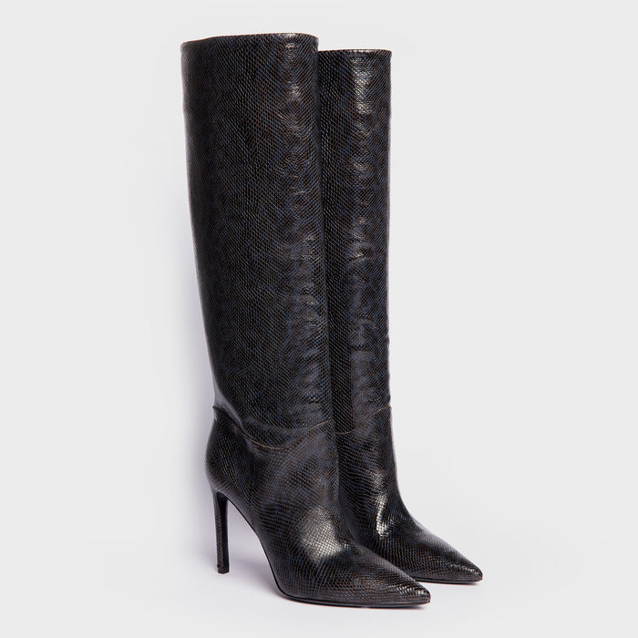Del Carlo FARA 11436 - Stiletto Heel Knee-high Boots - Del Carlo