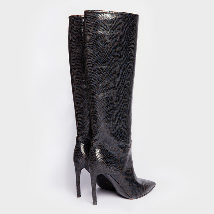 Del Carlo FARA 11436 - Stiletto Heel Knee-high Boots - Del Carlo