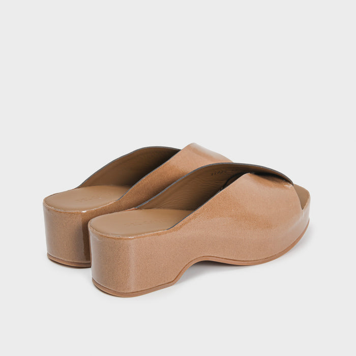 Del Carlo HORUS 11729 - Mules With Platform In Leather - Del Carlo