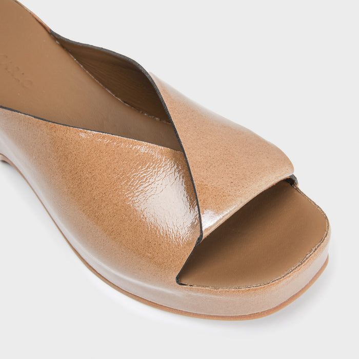 Del Carlo HORUS 11729 - Mules With Platform In Leather - Del Carlo