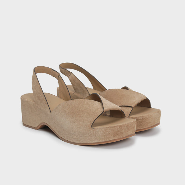 Del Carlo HORUS 11730 - Sandals With Platform In Suede - Del Carlo