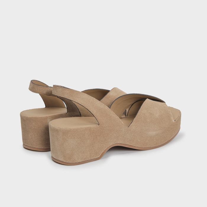 Del Carlo HORUS 11730 - Sandals With Platform In Suede - Del Carlo