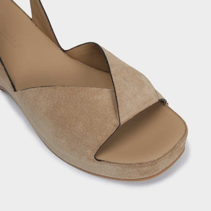 Del Carlo HORUS 11730 - Sandals With Platform In Suede - Del Carlo