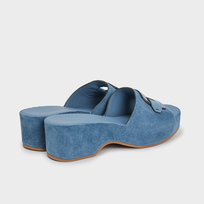 Del Carlo HORUS 11925 - Heeled Clogs With Buckle - Del Carlo