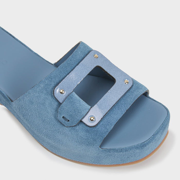 Del Carlo HORUS 11925 - Heeled Clogs With Buckle - Del Carlo