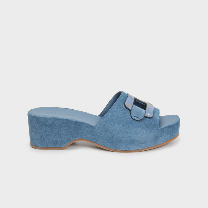 del carlo HORUS 11925 - Heeled clogs with buckle - Del Carlo del carlo HORUS 11925 - Heeled clogs with buckle - Del Carlo