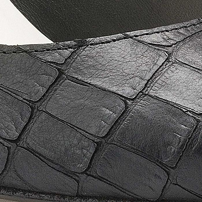 Del Carlo IOKE 10839 - Printed Black Leather Pumps - Del Carlo