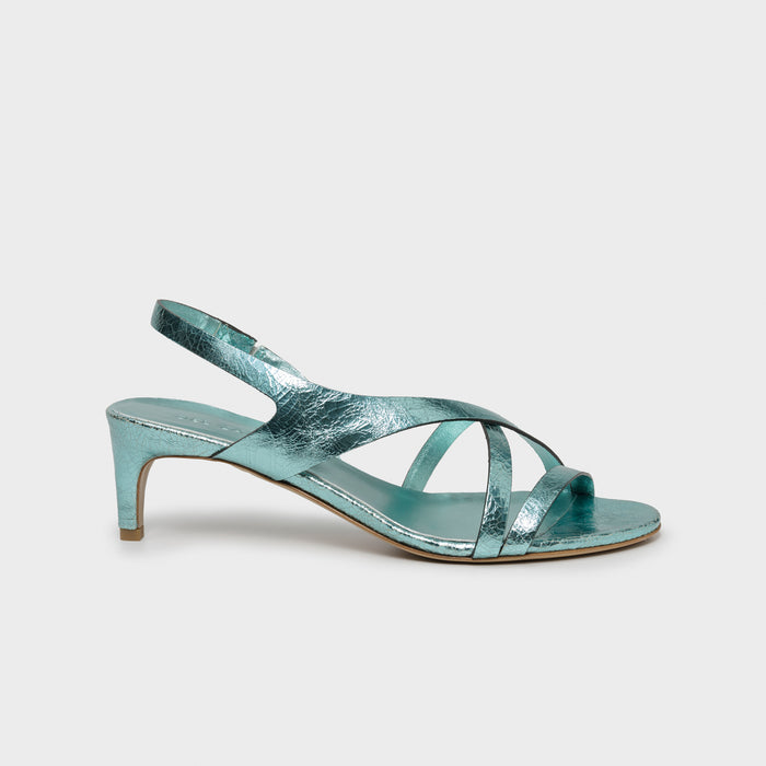 del carlo IRIDE 11920 - Mid-heel sandals with strappy upper - Del Carlo