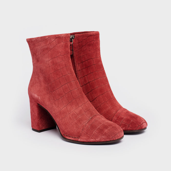 Del Carlo KEMI 10824 - High Block Heel Ankle Boots - Del Carlo