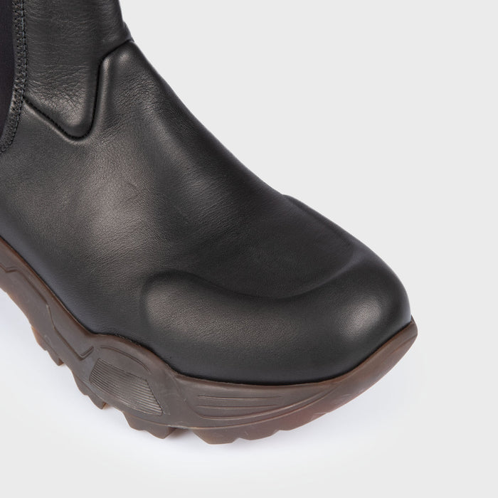 Del Carlo KIMB 11051 - Black Leather Ankle Boots - Del Carlo