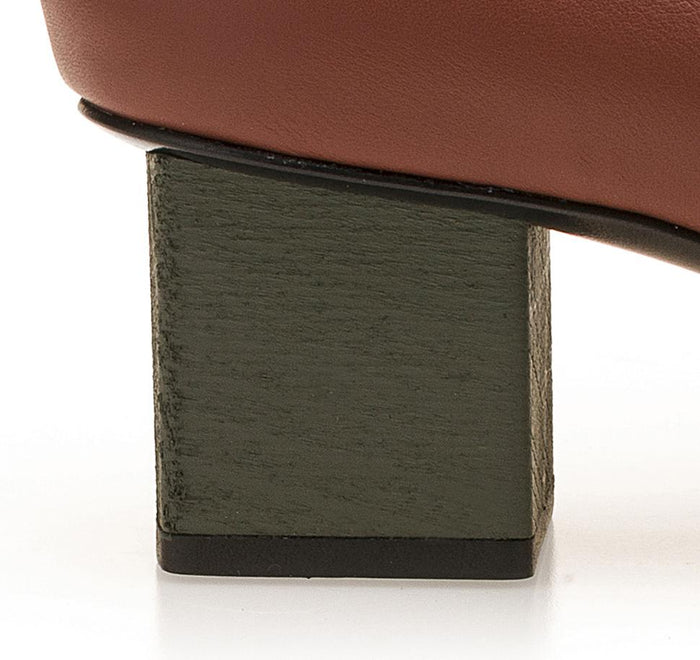 Del Carlo KLEE 11024 - Brown Leather Lace-up Pumps - Del Carlo