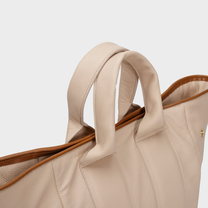 Del Carlo LEA - Tote Bag In Leather With Handles - Del Carlo