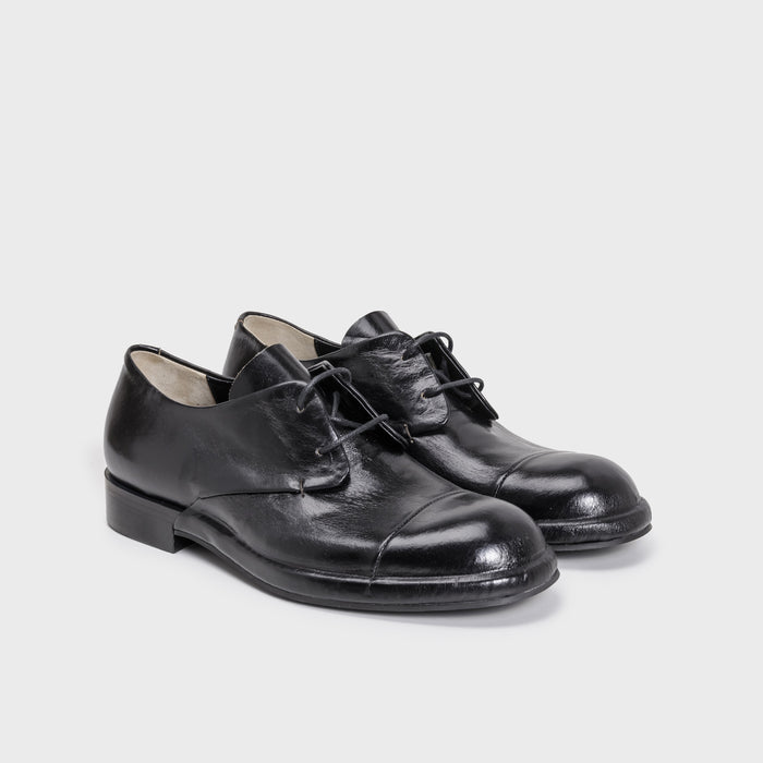 Del Carlo LILLE 11804 - Lace-up Derby In Black Leather - DEL CARLO