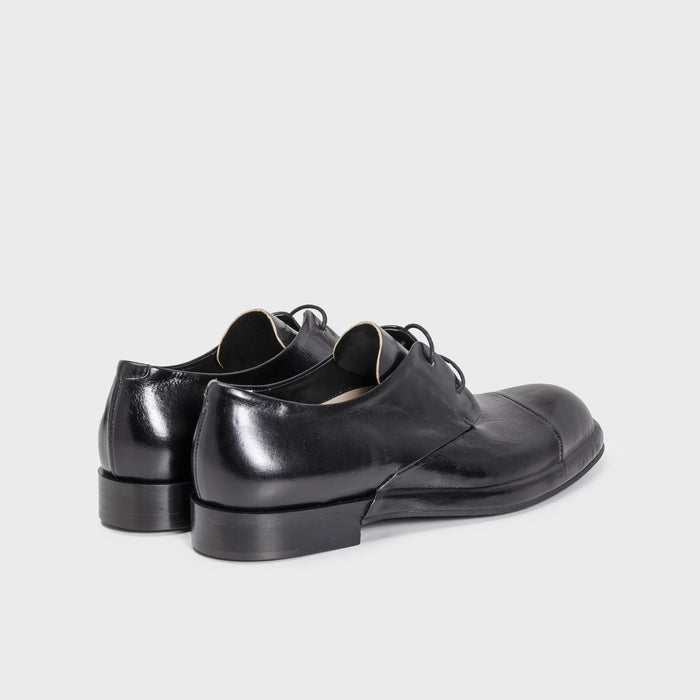 Del Carlo LILLE 11804 - Lace-up Derby In Black Leather - DEL CARLO