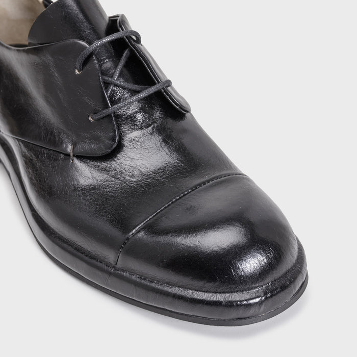 Del Carlo LILLE 11804 - Lace-up Derby In Black Leather - DEL CARLO