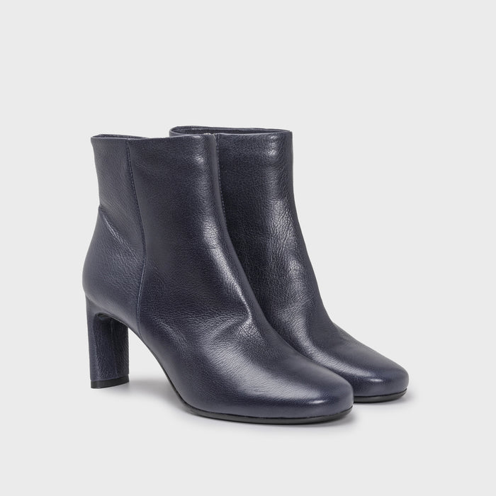 Del Carlo LIONE 11828 - High-heel Ankle Boots In Black Leather - DEL CARLO