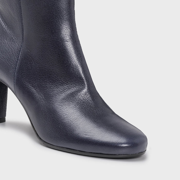 Del Carlo LIONE 11828 - High-heel Ankle Boots In Black Leather - DEL CARLO