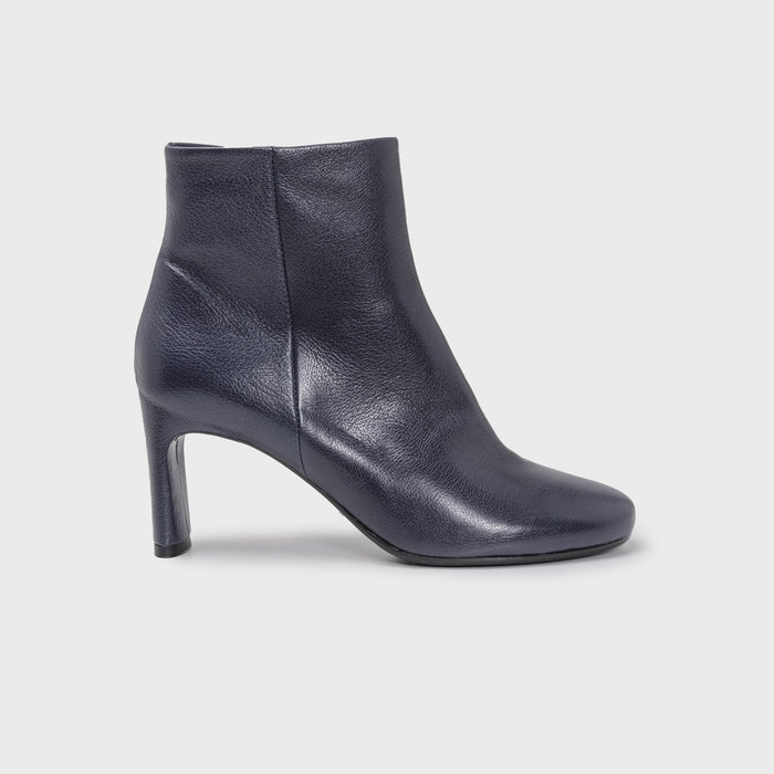 del carlo LIONE 11828 - High-heel ankle boots in black leather - DEL CARLO