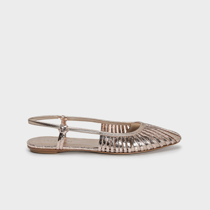 del carlo LISI 11101- Flat sandals with strappy upper - Del Carlo