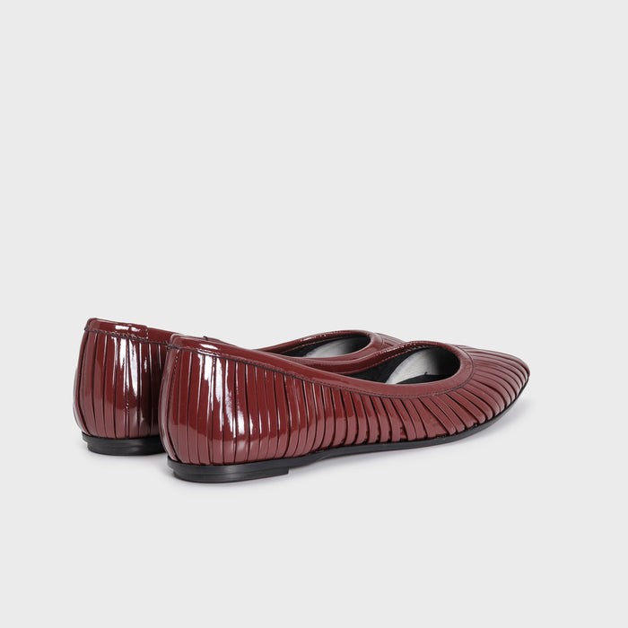 Del Carlo LISI 11800 - Flat Shoes With Pleated Upper - DEL CARLO