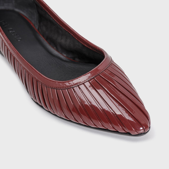 Del Carlo LISI 11800 - Flat Shoes With Pleated Upper - DEL CARLO
