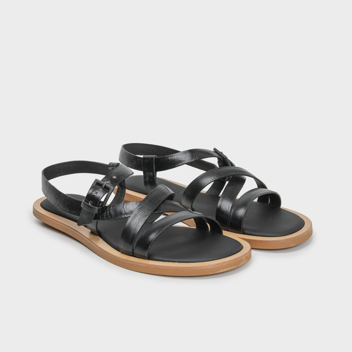Del Carlo MALIBU' 11907 - Flat Sandals In Leather - Del Carlo