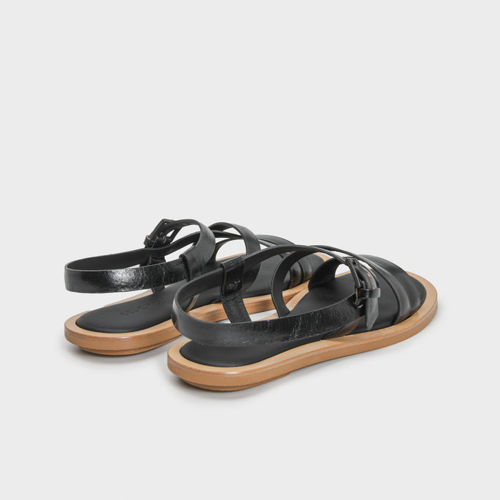 Del Carlo MALIBU' 11907 - Flat Sandals In Leather - Del Carlo