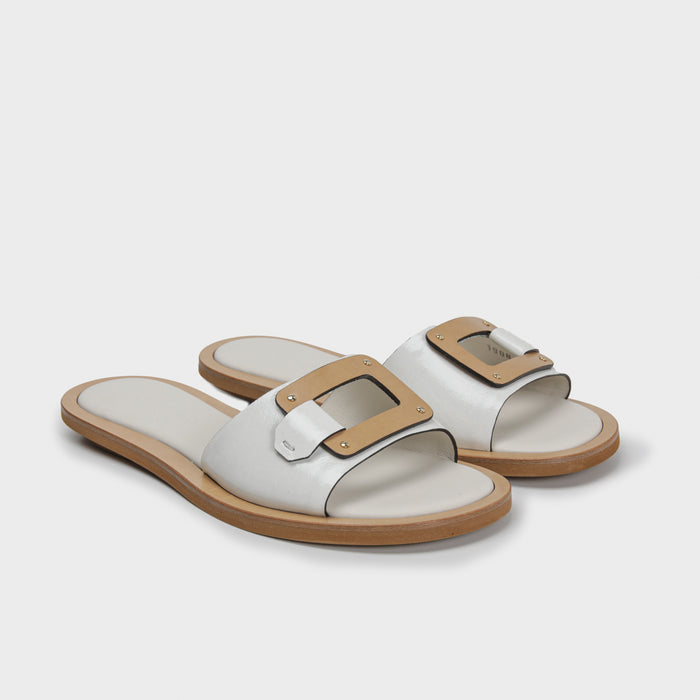 Del Carlo MALIBU' 11908 - Flat Sandals With Buckle - Del Carlo