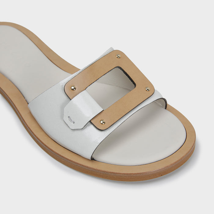 Del Carlo MALIBU' 11908 - Flat Sandals With Buckle - Del Carlo