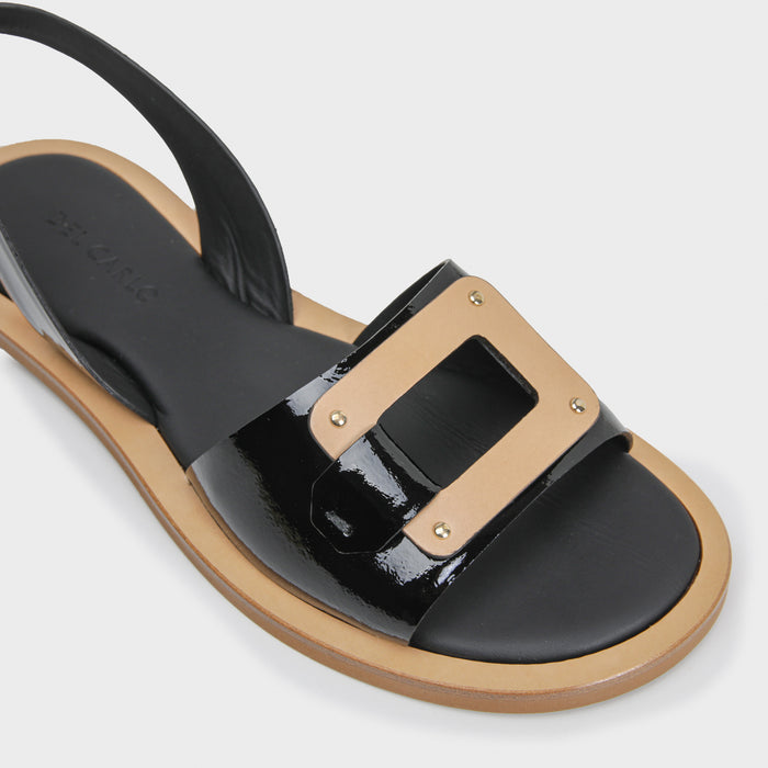 Del Carlo MALIBU' 11909 - Flat Sandals With Buckle And Strap - Del Carlo