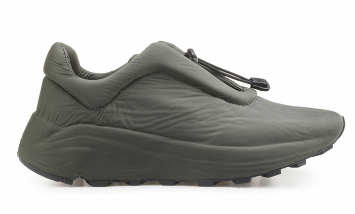 del carlo MATRIX 10847 - Green nylon sneakers - Del Carlo