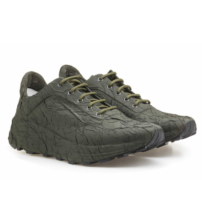 Del Carlo MATRIX 507 - Men Green Military Nylon Sneakers