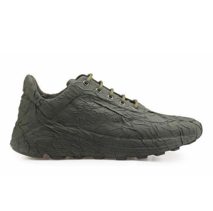 del carlo MATRIX 507 - Men green military nylon sneakers
