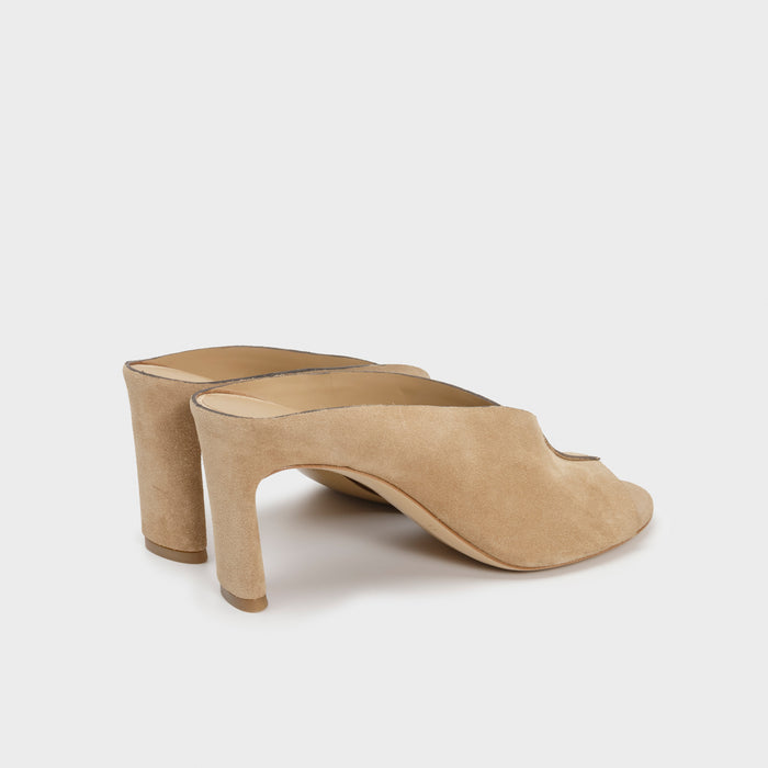 Del Carlo METIS 11725 - High-heeled Peep Toe Mules - Del Carlo