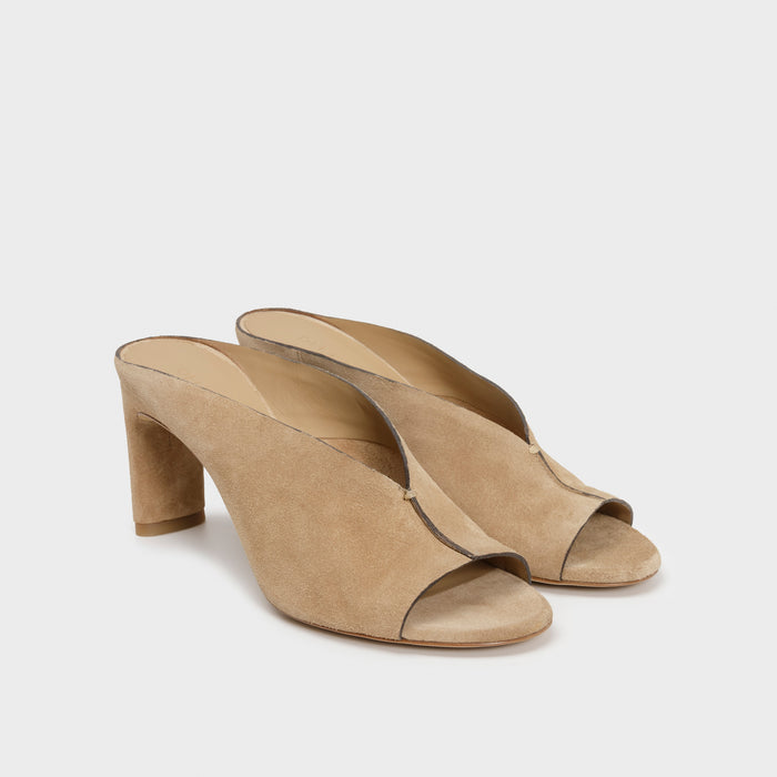 Del Carlo METIS 11725 - High-heeled Peep Toe Mules - Del Carlo