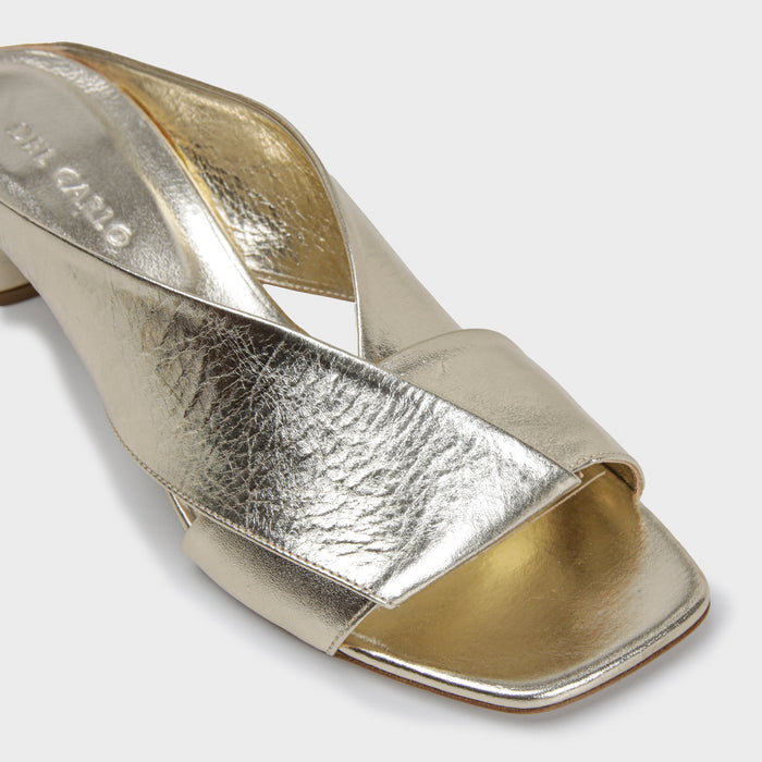 Del Carlo MOOR 11708 - Mid-heel Mules In Leather - Del Carlo