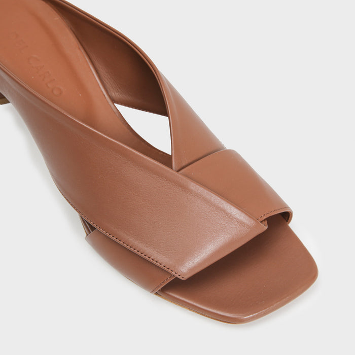 Del Carlo MOOR 11708 - Mid-heel Mules In Leather - Del Carlo