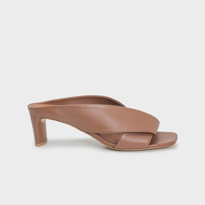 del carlo MOOR 11708 - Mid-heel mules in leather - Del Carlo del carlo MOOR 11708 - Mid-heel mules in leather - Del Carlo