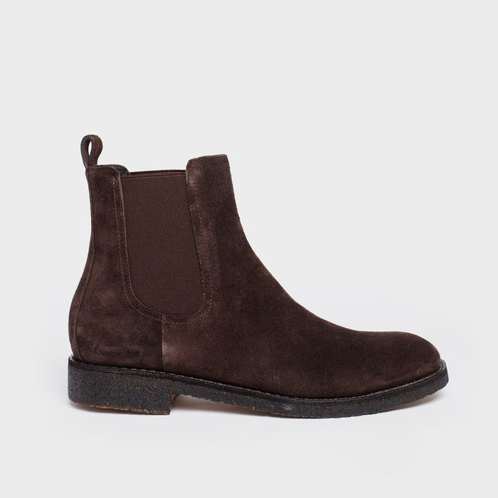 del carlo NAKA 11205 - Brown suede ankle boots - Del Carlo