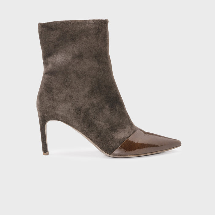 del carlo NEX 11447 - Suede stiletto ankle boots - Del Carlo