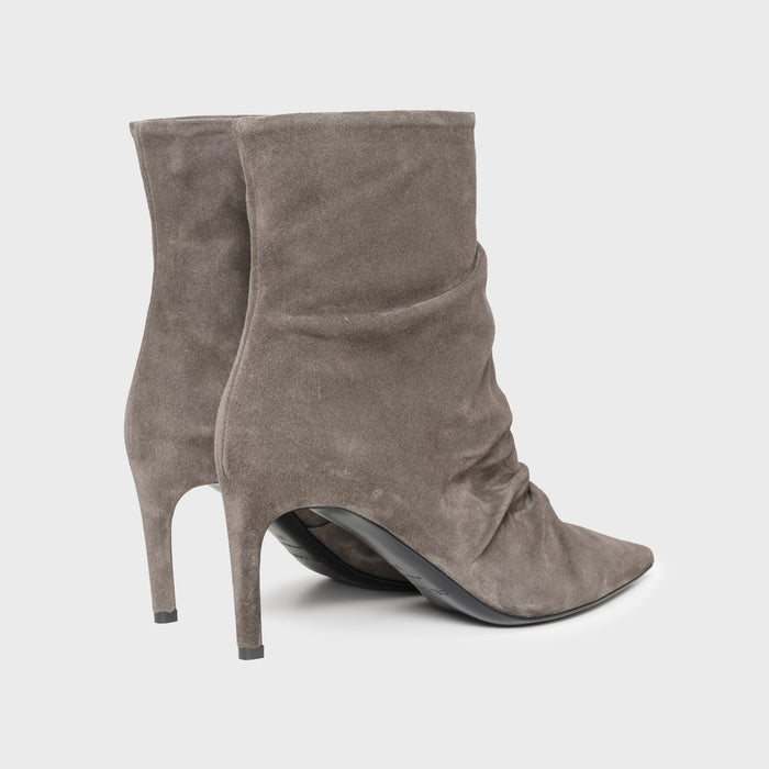 Del Carlo NEX 11639 - Stiletto Ankle Boots In Suede - DEL CARLO