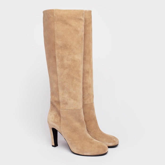 Del Carlo NOBIA 11226 - Knee-high Suede Leather Boots - Del Carlo