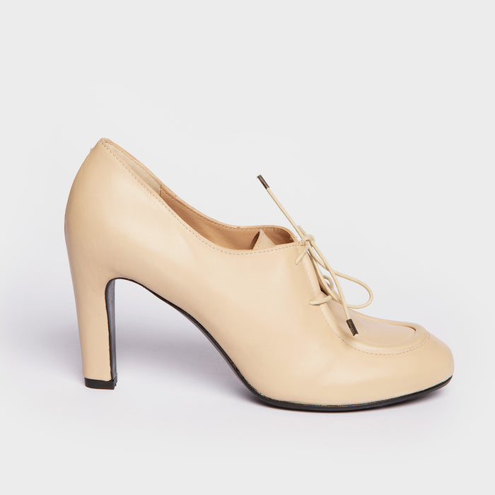 del carlo NOBIA 11418 - Sand leather lace-up pumps - Del Carlo