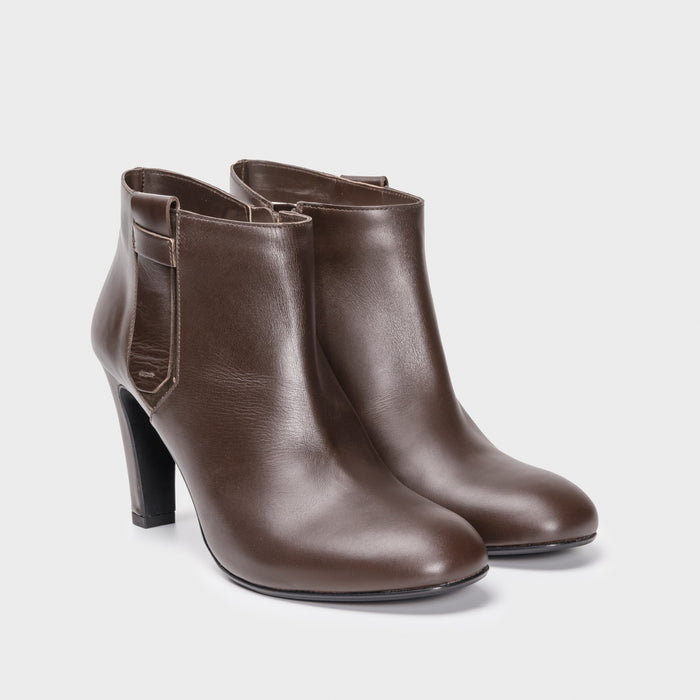 Del Carlo NOBIA 11625-Covered High Heel Ankle Boots