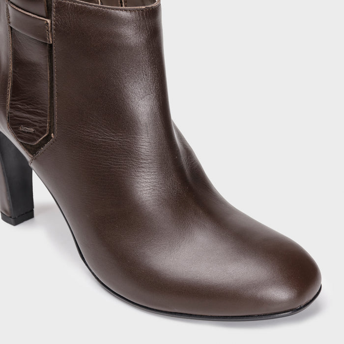 Del Carlo NOBIA 11625-Covered High Heel Ankle Boots